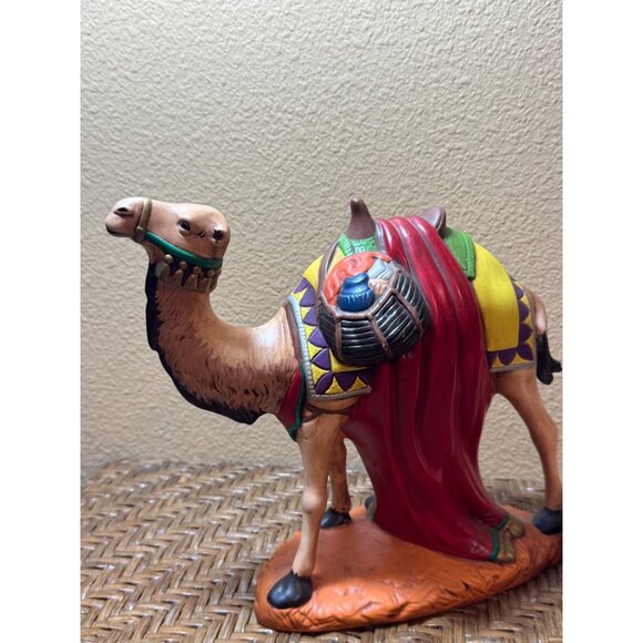 Vintage 1971 Holland Mold Camel Figurines Set Of 2 Hand-Painted Collectibles - Picture 2 of 9